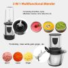 Blender and Food Processor Combo; LINK Chef 2 in 1 Multifunctional Food Fruit Meat Blender; Fruit Vegetable Juice Extractor; Detachable Stainless Stee