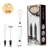 Milk Frothers Electric Wireless Handheld Blender With USB Electrical Mini Coffee Maker Whisk Mixer For Coffee Cappuccino Cream