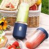 Portable Electric Juicer 400ml Lemon Orange Fruit Squeezer Multifunction Mixer Fruit Smoothie Blender Household Appliances