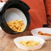 30/50/150PCS 6.3IN Air Fryer Paper Liners Disposable Oven Insert Parchment Sheets Non Stick